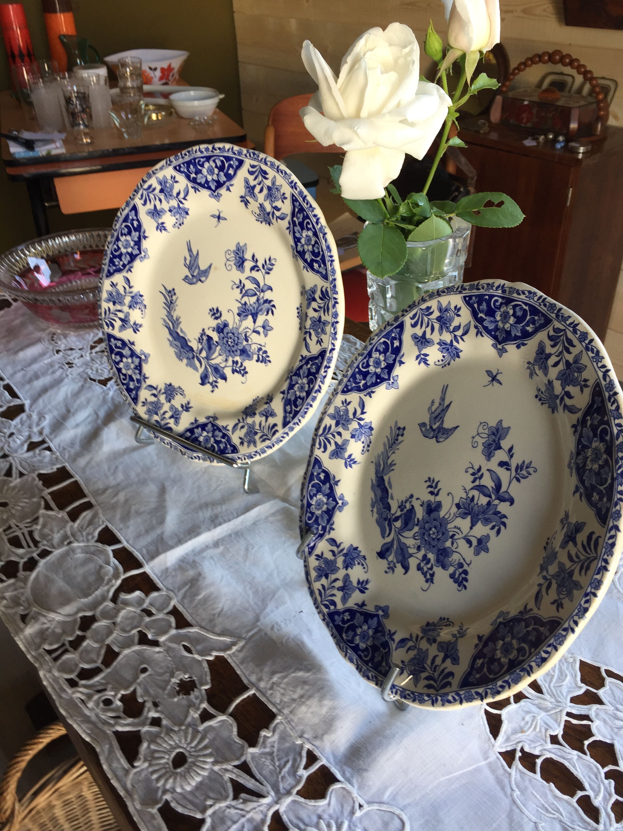 Gien porcelain plate