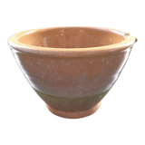 Glazed terracotta salad bowl