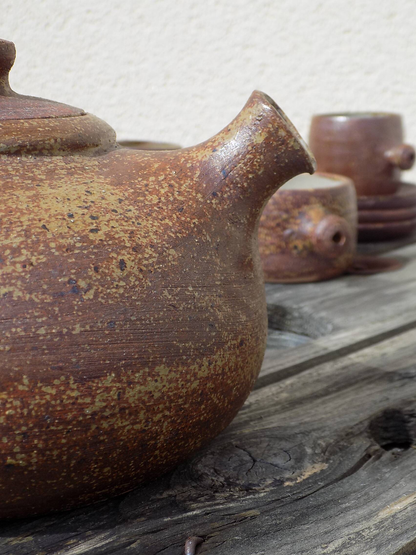 13 piece stoneware coffee/tea set