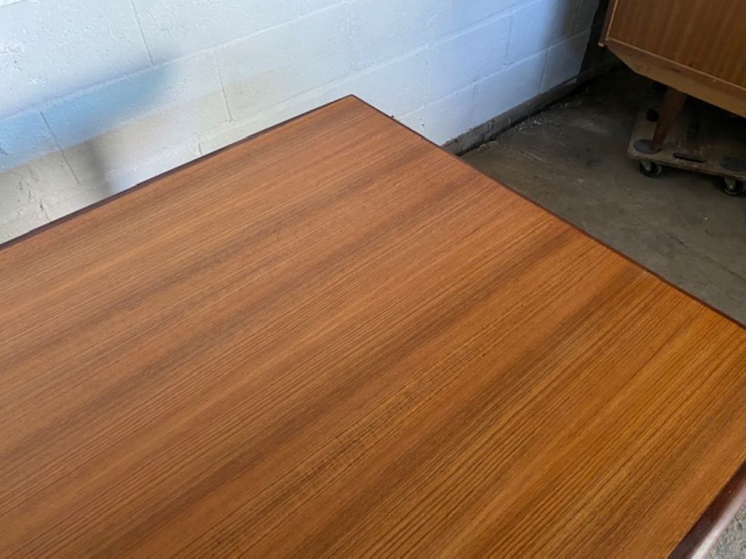 Scandinavian extendable teak table 147/191/235x88cm vintage an60