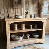 Old solid pine counter