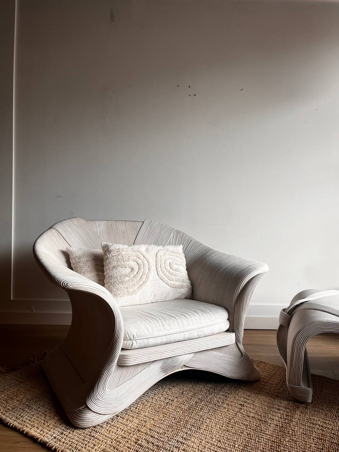 Betty Cobonpue Scultura rattan fauteuil 80’s