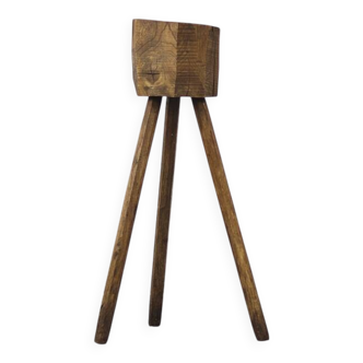 Antique Wabi Sabi Primitive oak butcher block