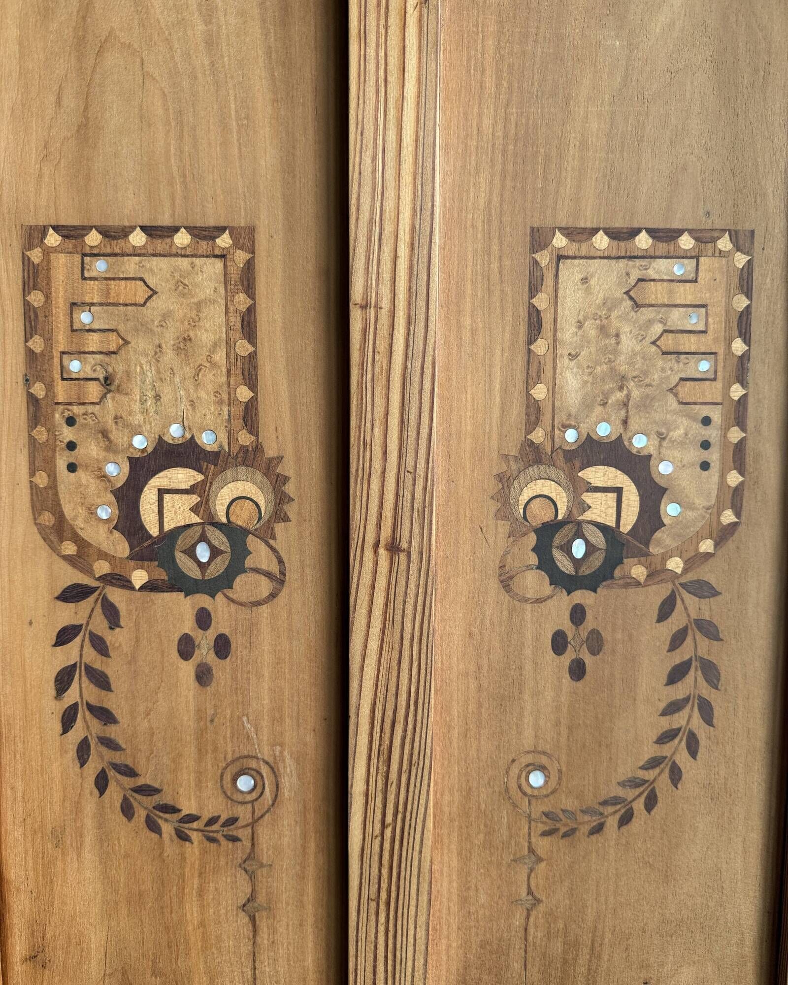 Czech Art Nouveau wardrobe