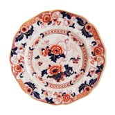 Assiette fleurie Cauldon England 19e