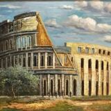 Peinture à l'huile du Colisée à Rome, XXe siècle