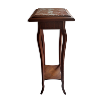 Art deco tray in marble side table