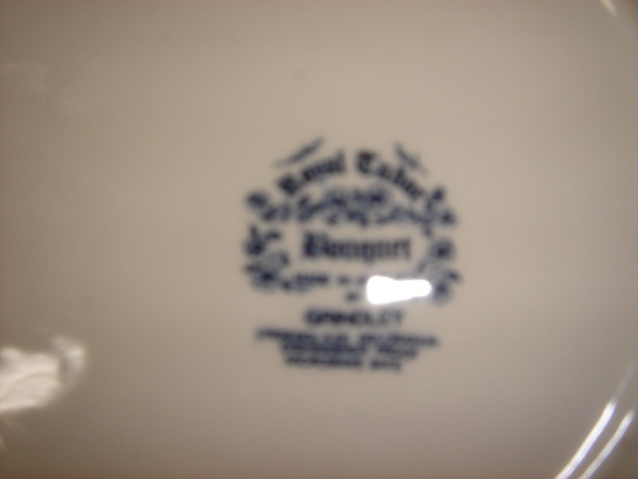 5 Royal Tudor dessert plates, English porcelain