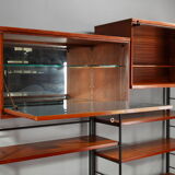 Scandinavian wooden bookcase from the 1960s