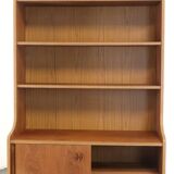 vintage bookcase with full on storage space.