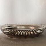 Silver metal basket