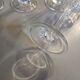 4 antique stemmed glasses