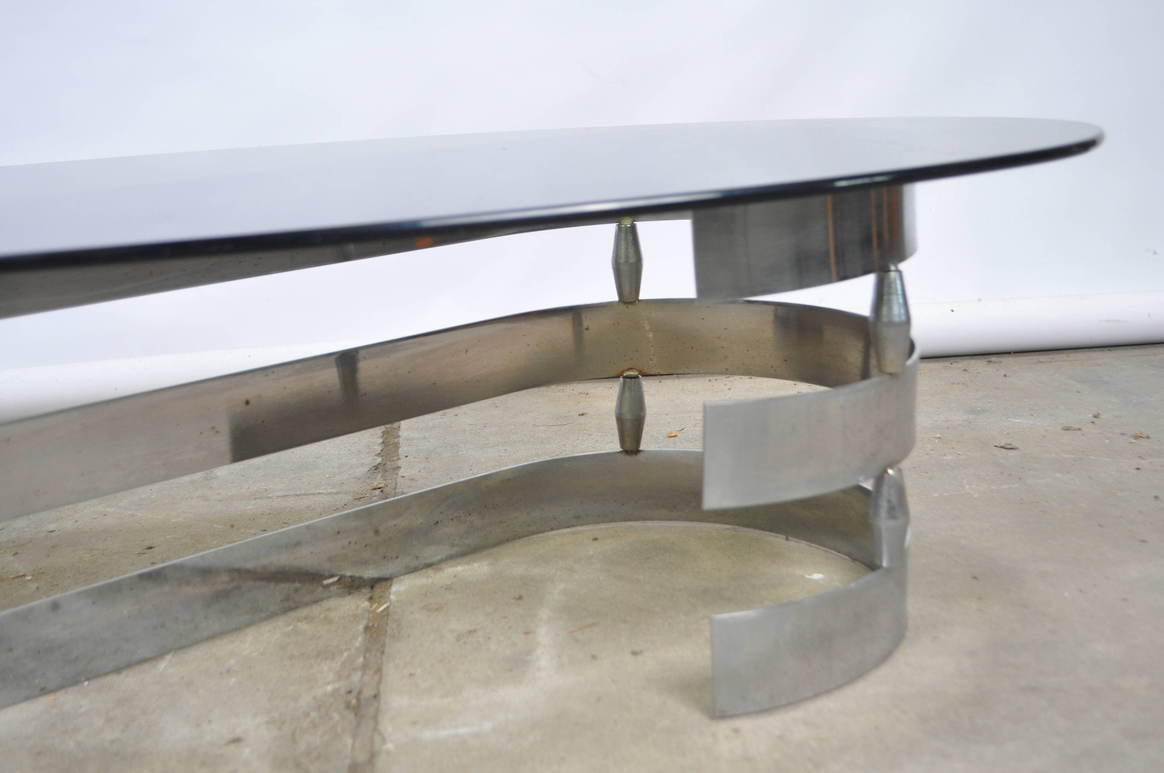 Italian designer coffee table 1970s