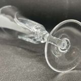 Series of 10 champagne flutes in Sèvres crystal Niagara model of the 50s