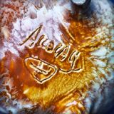 Tripod cup by the potters of Accolay, France, 1950s