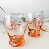 Old pink glasses