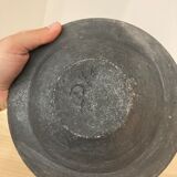 Plat creux en céramique noire