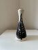 Lamp base with painted leaf decor, Georges Gehel, vintage 1950s