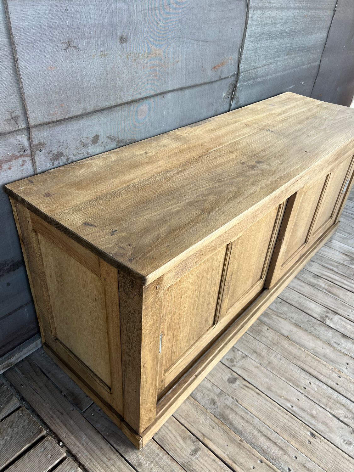 Low cabinet with sliding doors