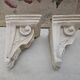 Pair of plaster wall brackets - Shelves