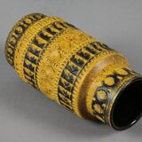 Vintage 1960s Bay Keramiek 'Inka' Handmade Stoneware Vase By Bodo Mans