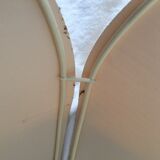 Small beige fabric flower 70's suspension