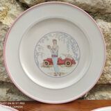 Lot de 4 anciennes assiettes italiennes