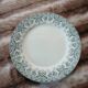 12 antique flat plates in ironstone