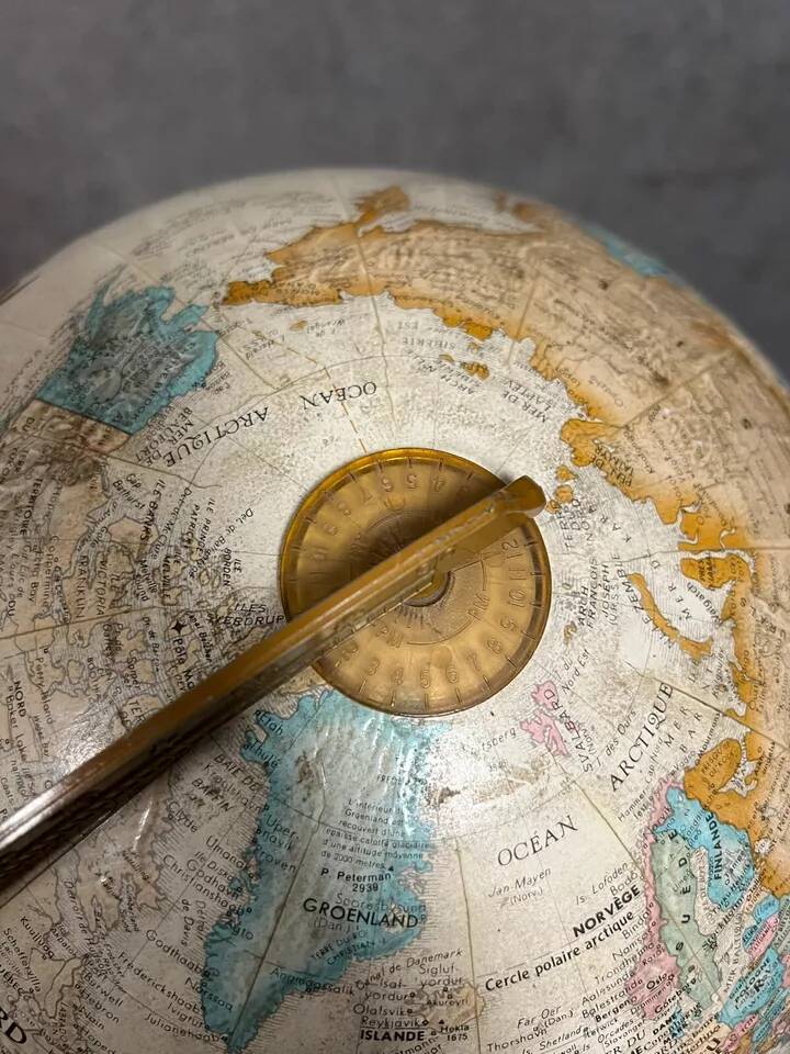 Replogle Globes USA brand terrestrial globe, 20th century circa 1970