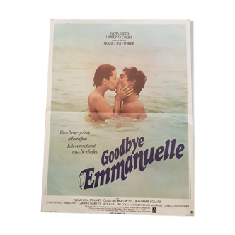 Affiche goodbye Emmanuelle