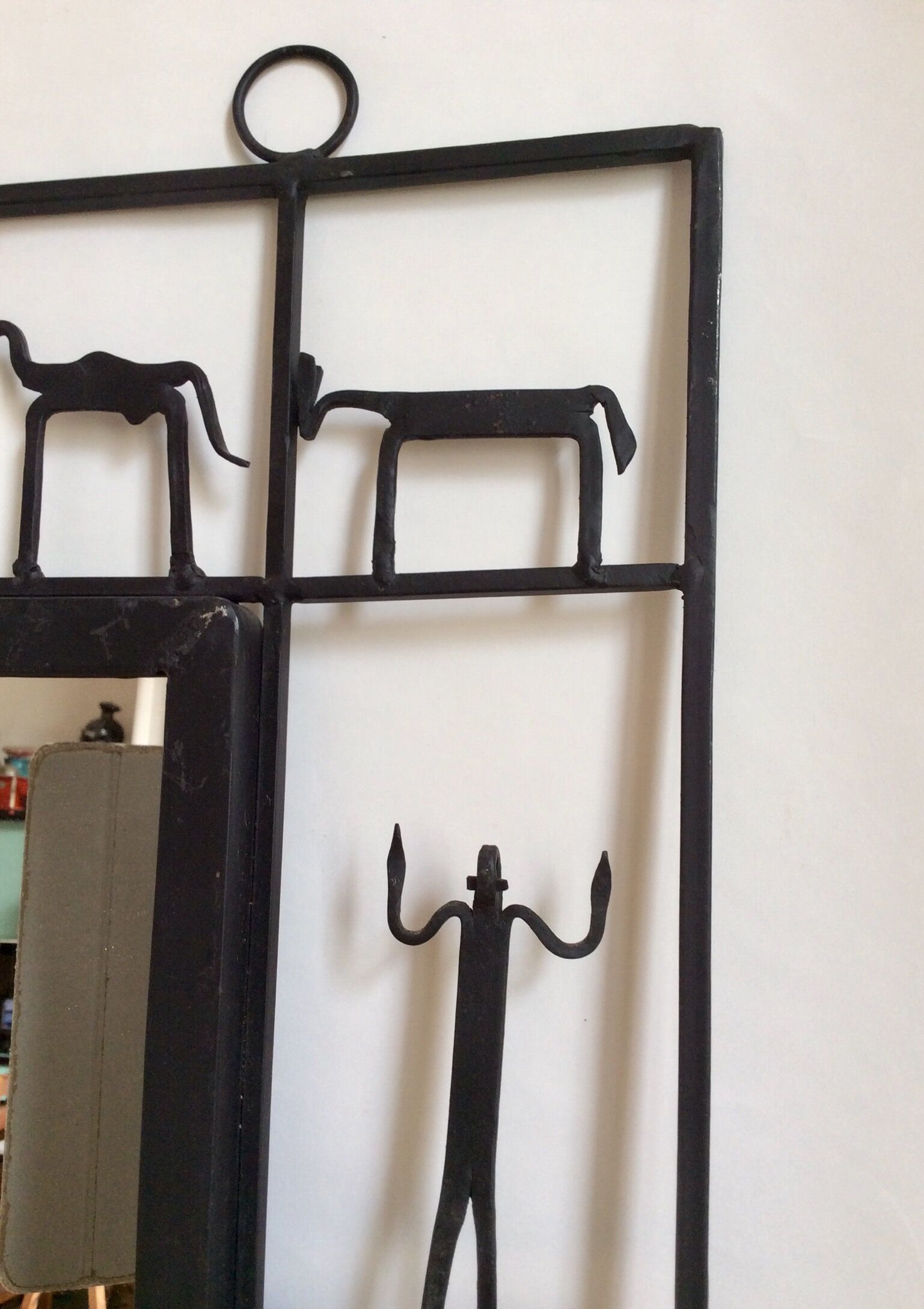 Brutal iron mirror 60x80cm