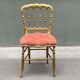 Chaise en bois doré de style Napoléon III