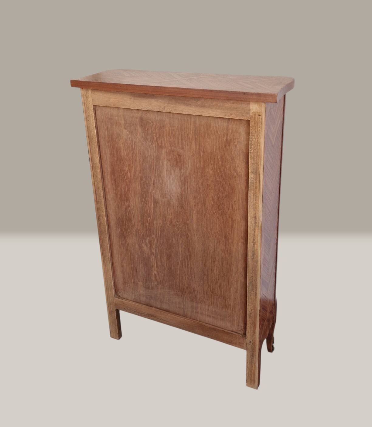 Bibus marquetry in rosewood, Transition style - Mid 20th century