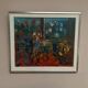 Original Swedish Oil on Canvas 'Still Life with Flowers' by Eric With