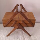 Worker, former sewing box