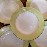 Set de 5 assiettes en faïence st Amand