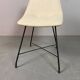 Augusto Bozzi ‘Aster’ Side Chair for Saporiti, Italy, 1950s – Cream Vinyl