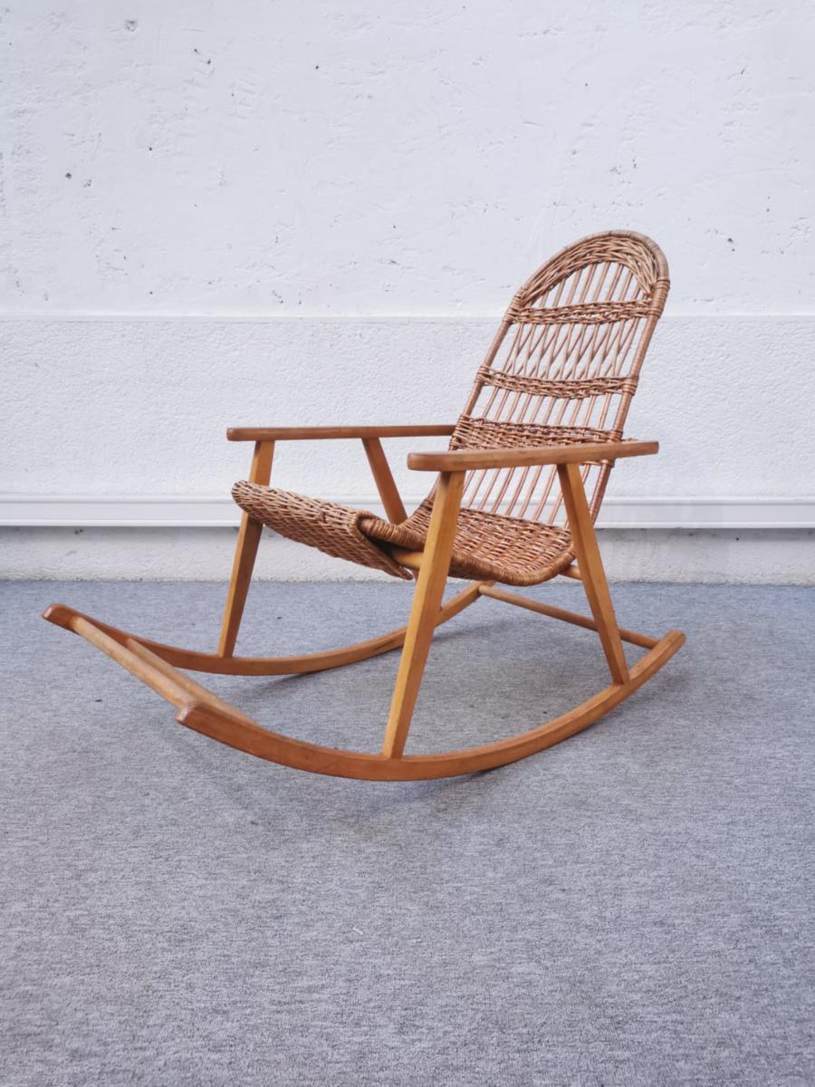 Rocking-chair rattan
