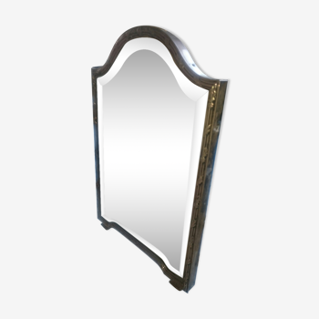 Solid silver table mirror 30x46cm