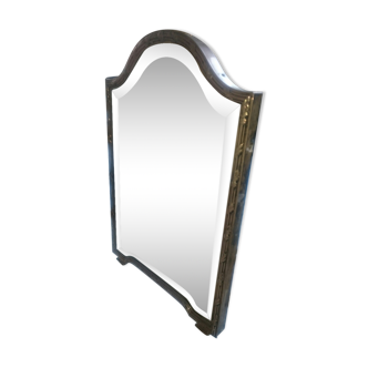 Miroir de table en argent massif 30x46cm