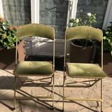 Pair of folding chairs