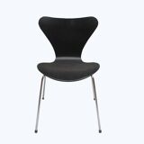 Chair 3107 Arne Jacobsen in black with polstery