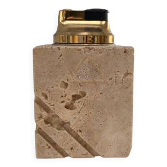 Travertine table lighter