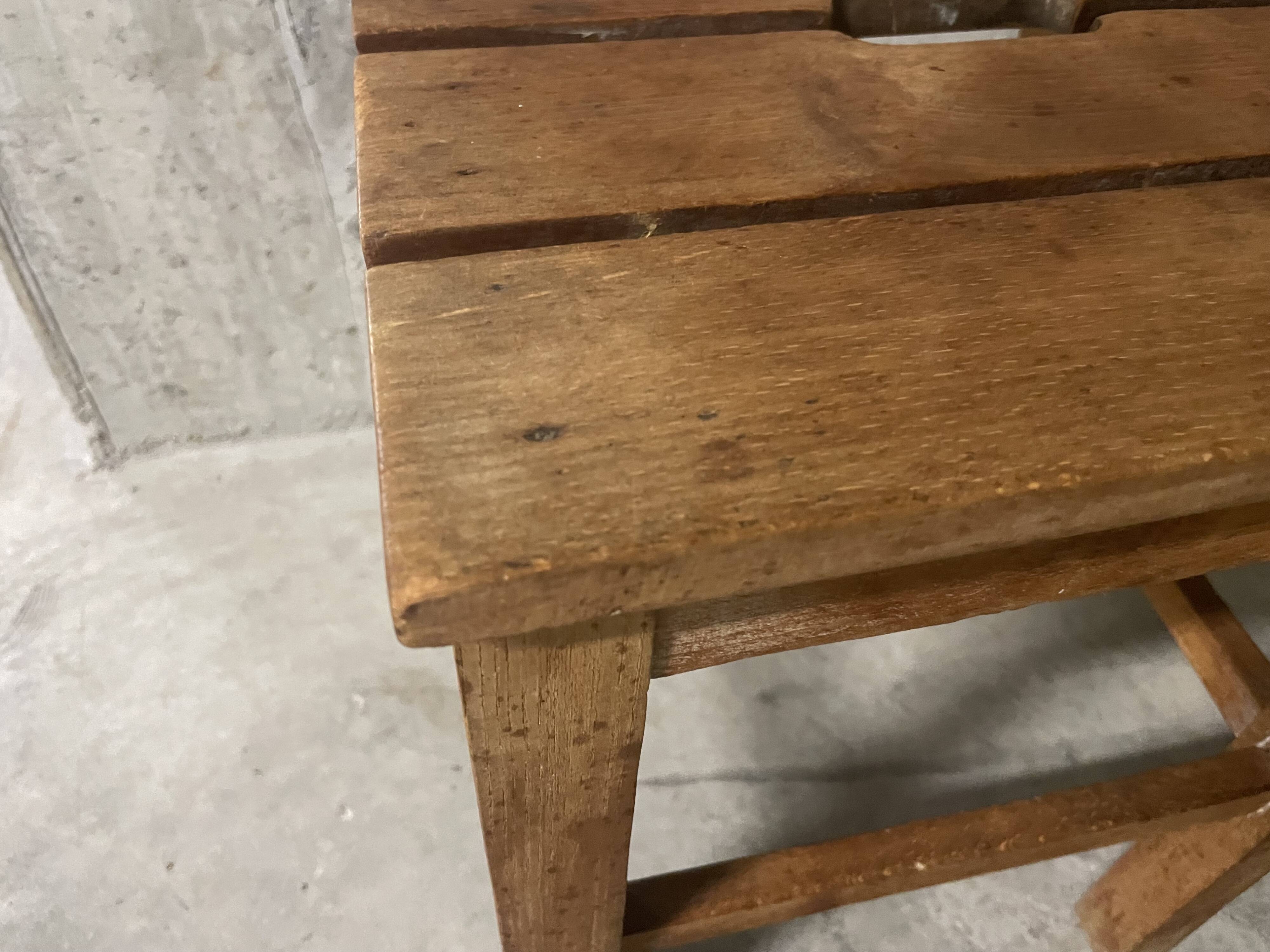 Wooden stool
