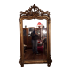 large mirror gilded fireplace eighteenth style