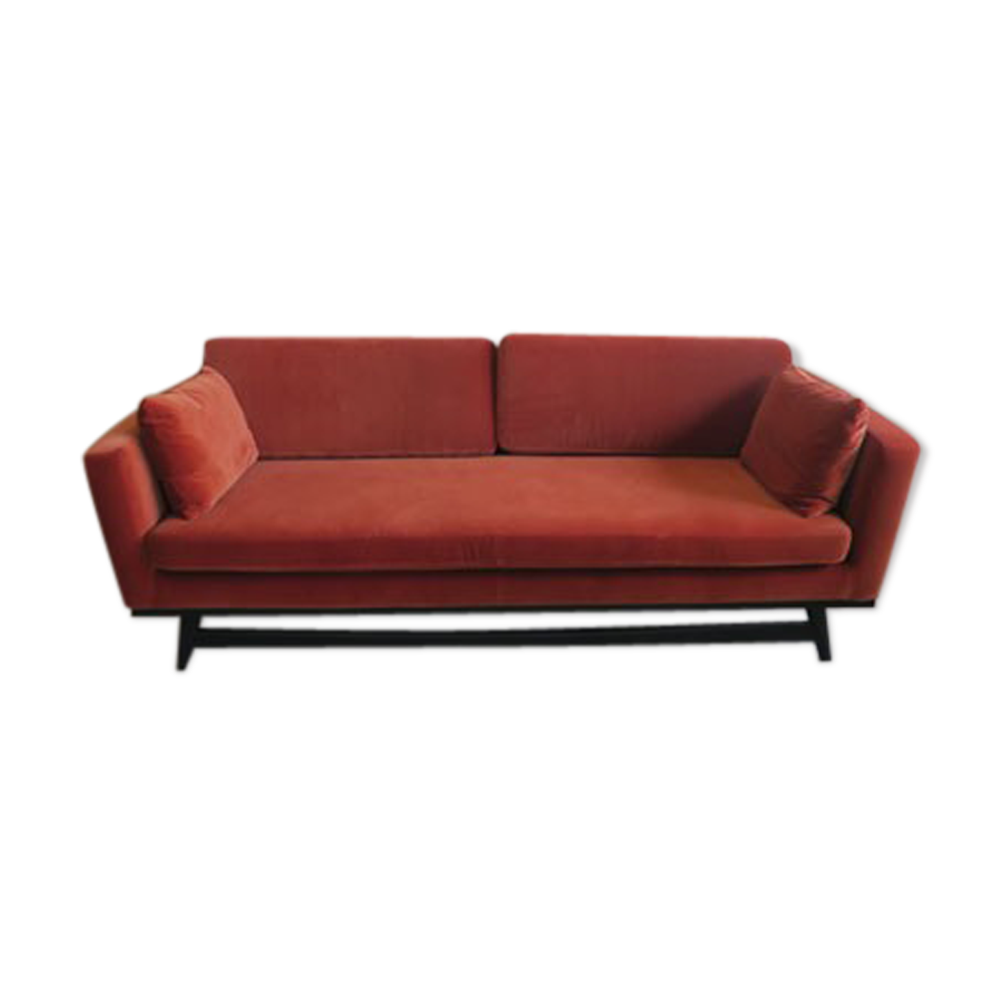 Sofa 210 fox black wood
