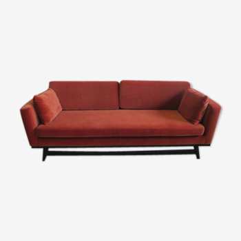 Sofa 210 fox black wood