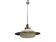 Space Age Chrome Pendant Lamp attributed to Gino Sarfatti, 1950s