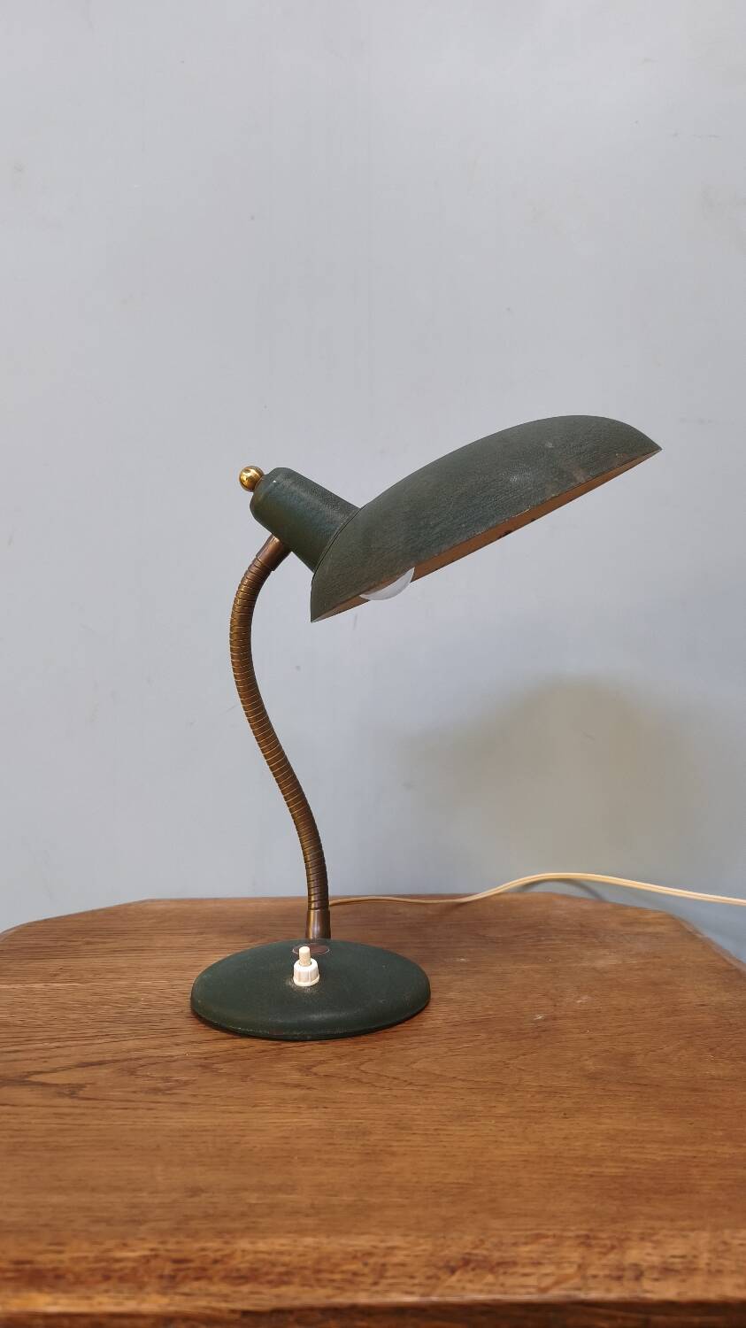 Vintage "gooseneck" desk lamp - 1950s design