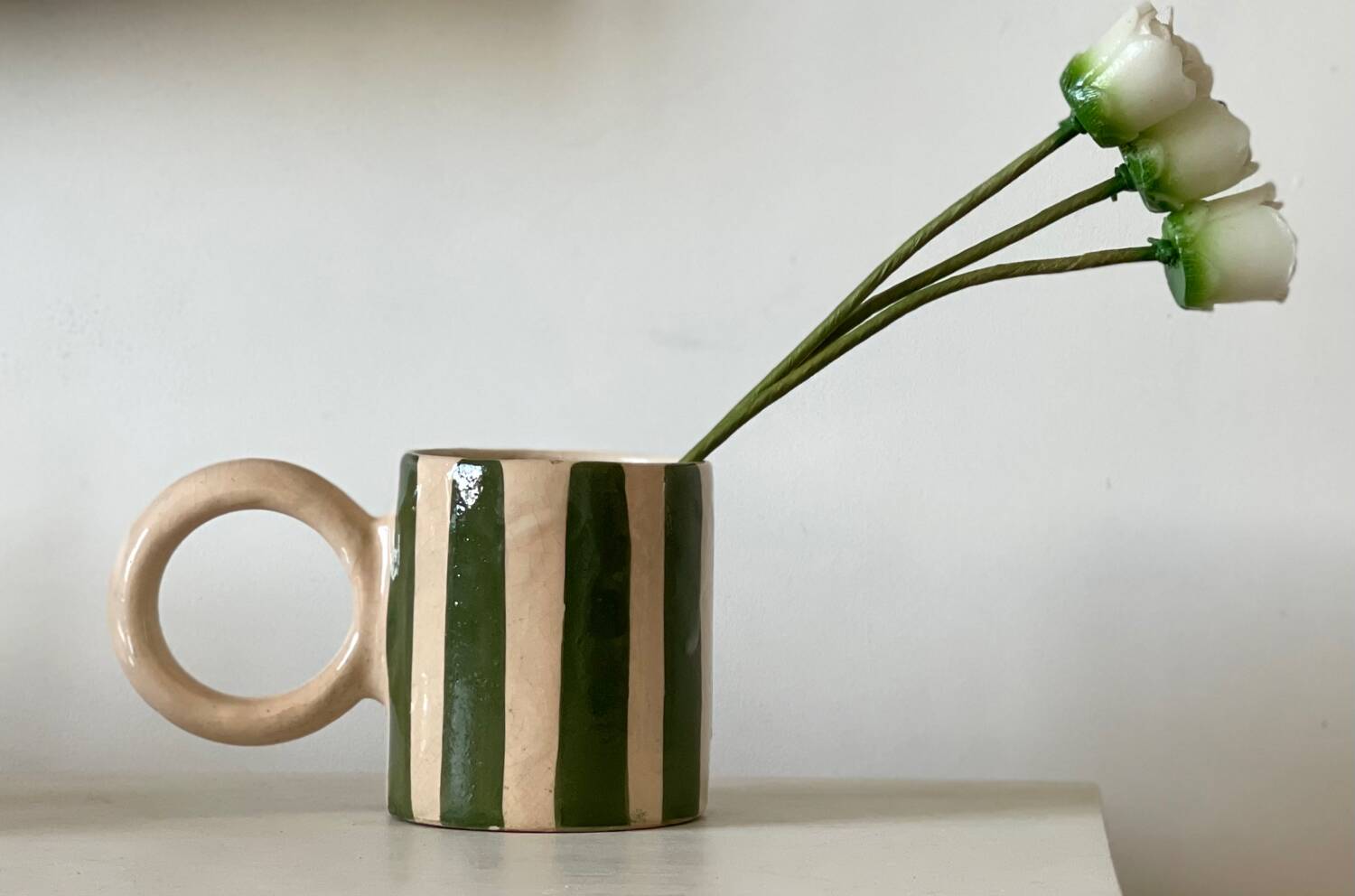 Handmade ceramic mug